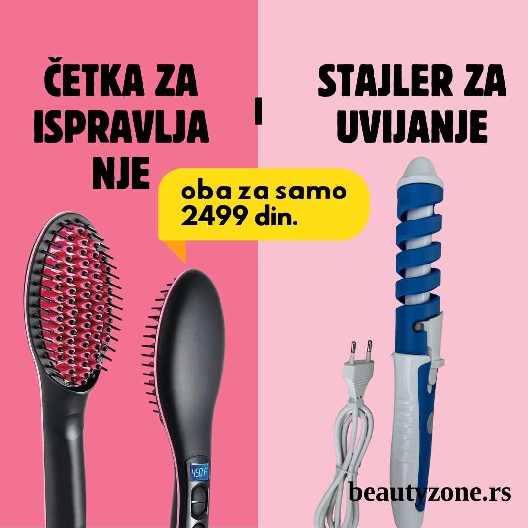 Četka za ispravljanje kose + POKLON Figaro