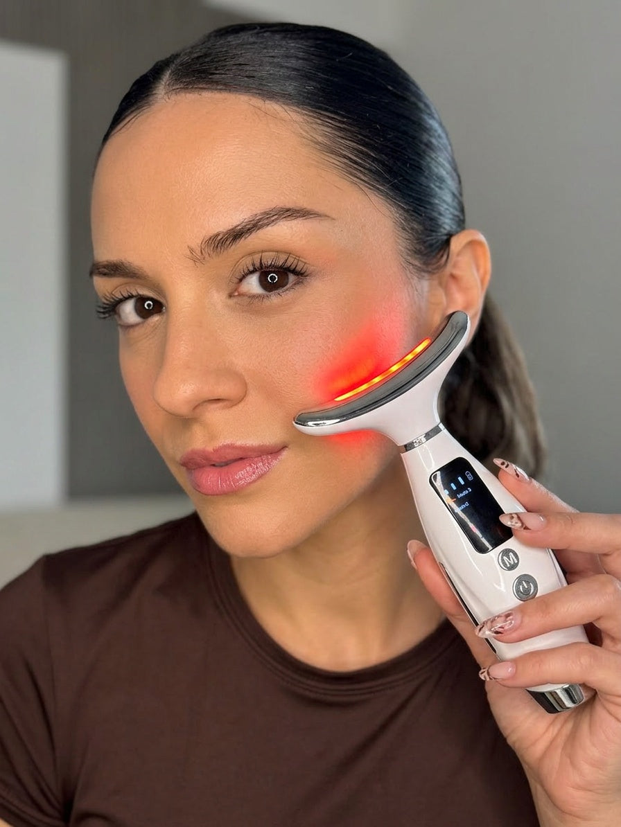 Masažer za lifting lica sa svetlom