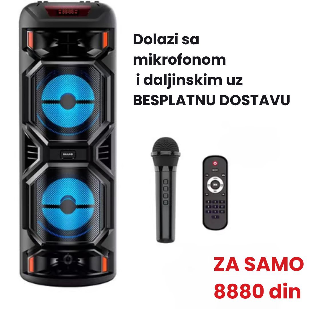 Bluetooth zvučnik 80cm 1200W
