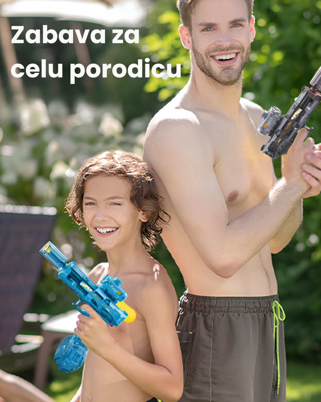 Vodeni pištolj ICE RAT na baterije sa svetlosnim efektima