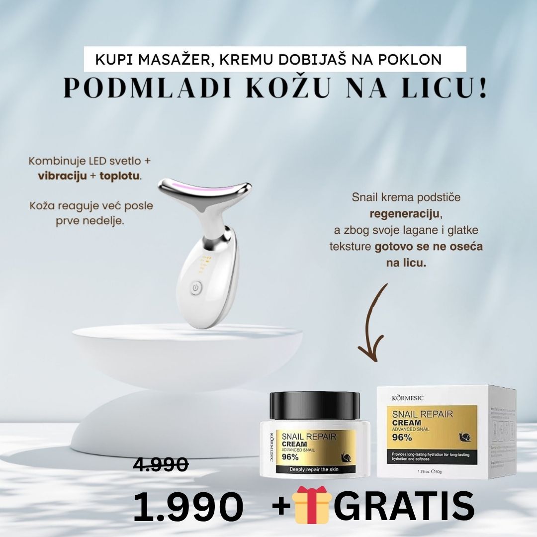 Masažer za lifting lica sa svetlom