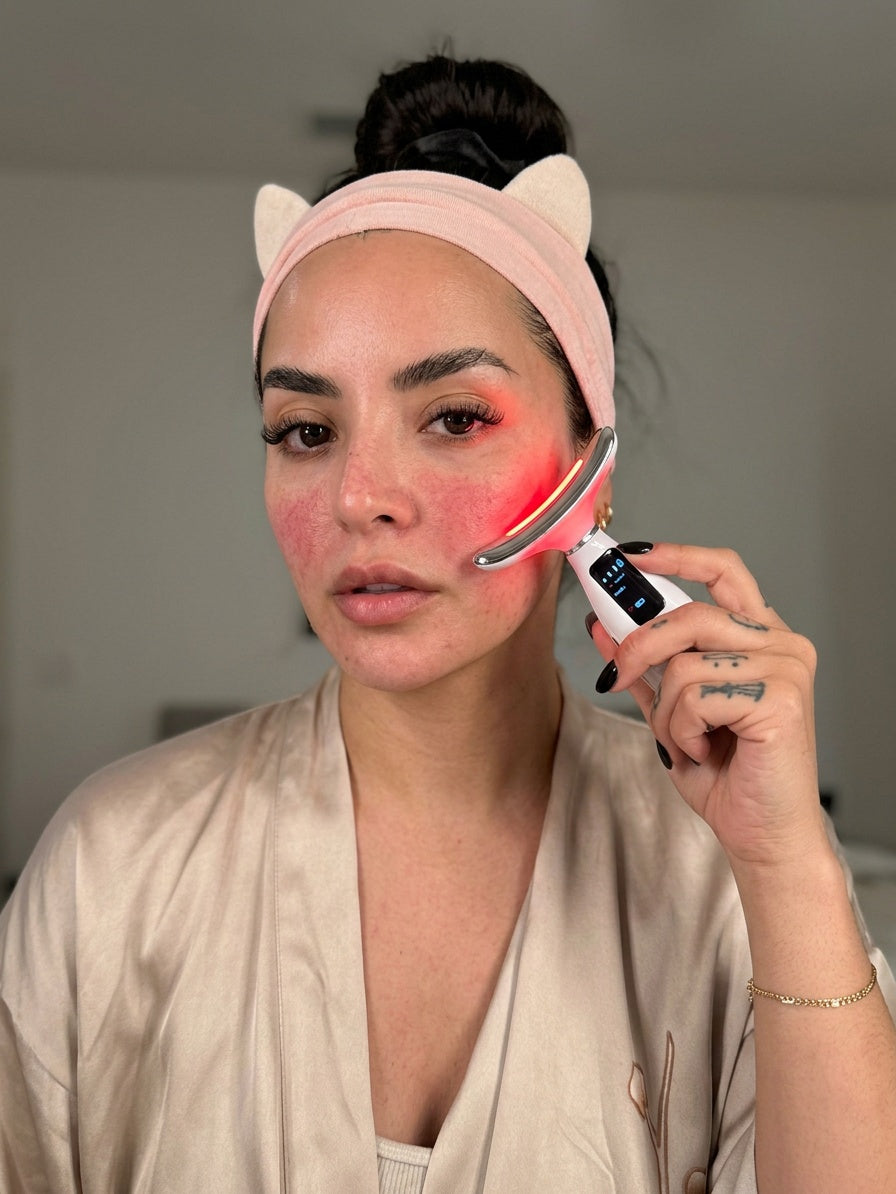 Masažer za lifting lica sa svetlom